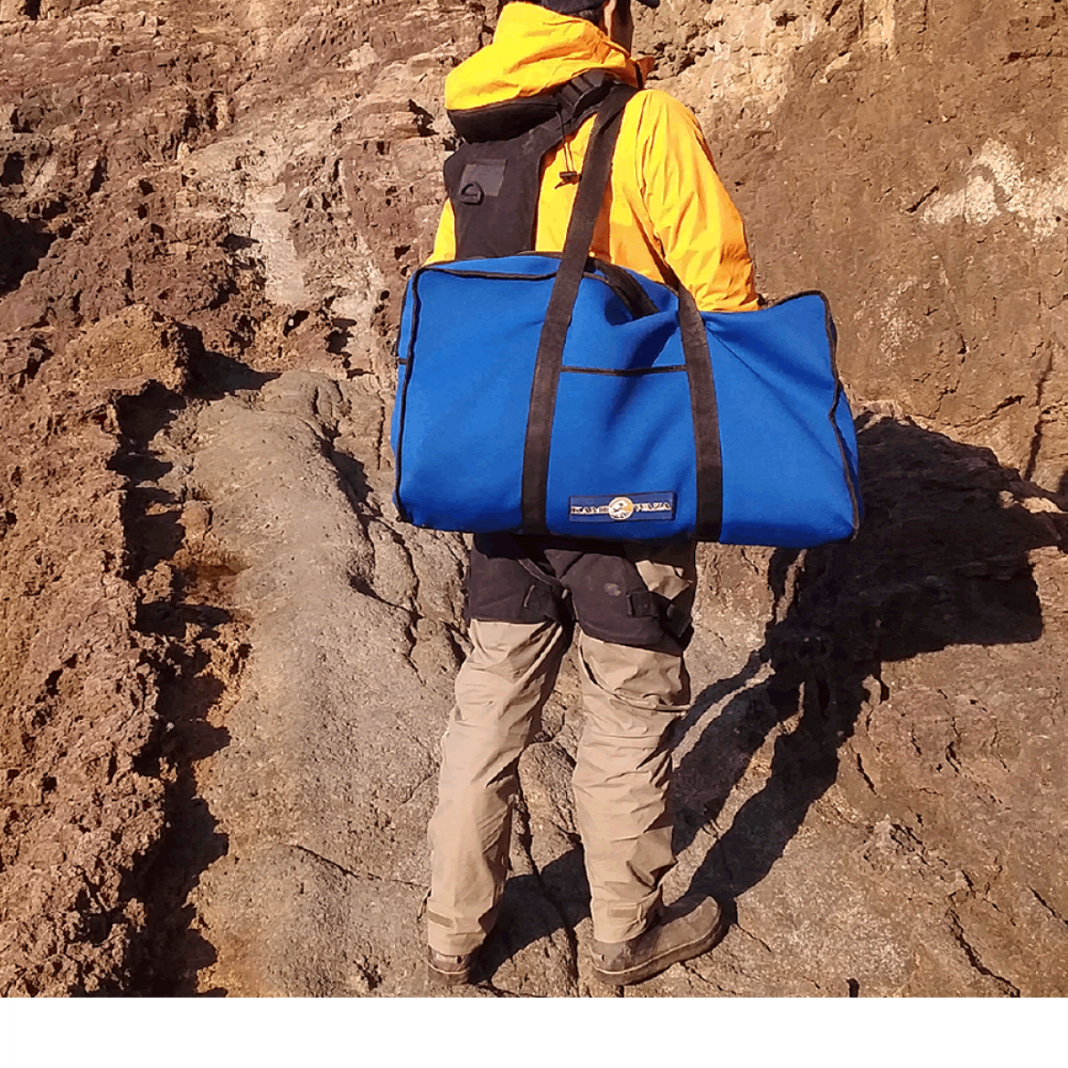 KAMIWAZA FISH CARRY BAG II TOTE BAG 90 x 40 x 10 (cm) BIG SIZE BLUE