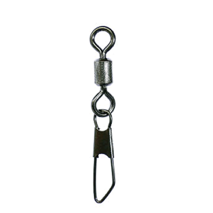 UG SWIVEL ROLLING SWIVEL WITH SAFTY SNAP #4 BLACK
