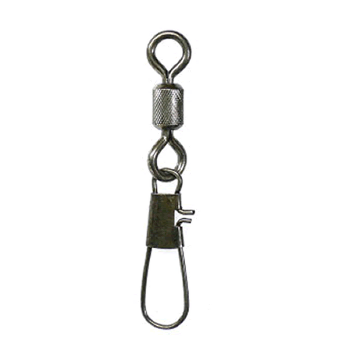 UG SWIVEL ROLLING SWIVEL WITH INTERLOCK SNAP #3/0 BLACK
