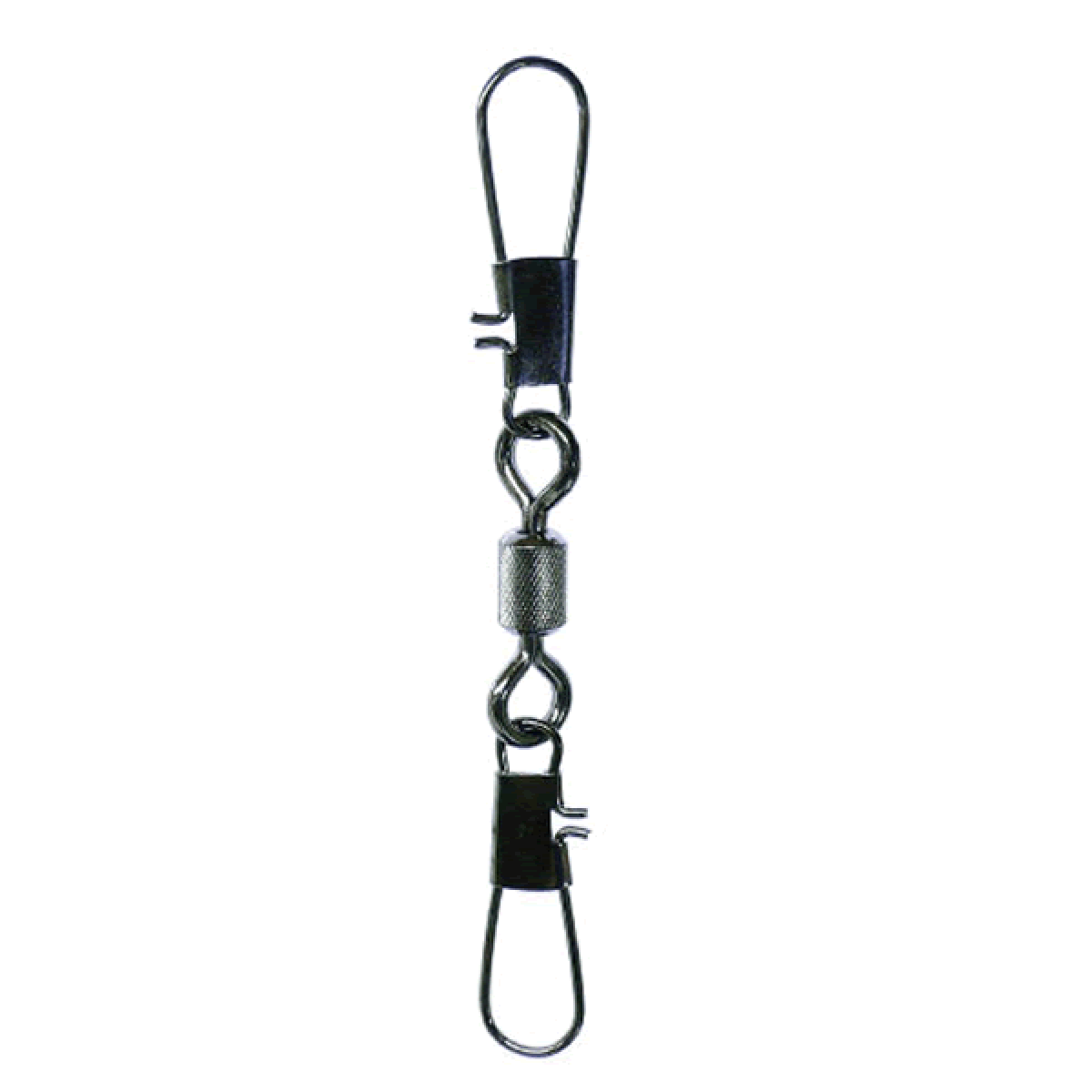 UG SWIVEL ROLLING SWIVEL WITH DOUBLE INTERLOCK SNAP #1 BLACK