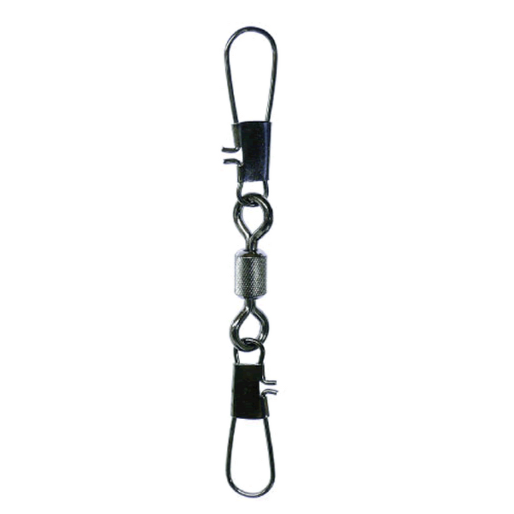 UG SWIVEL ROLLING SWIVEL WITH DOUBLE INTERLOCK SNAP #5 BLACK